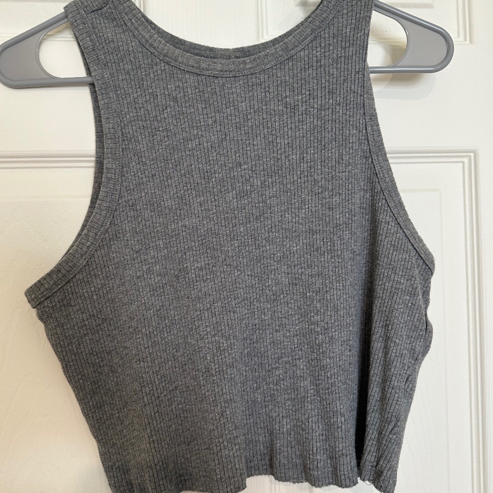 High neck tank top